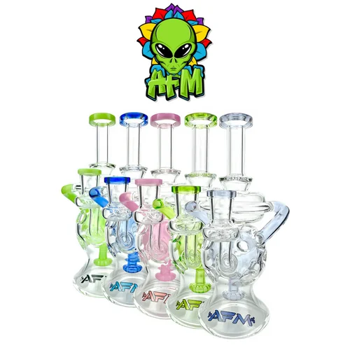 9" Swiss Color Recycler + Banger by AFM Glass *Drop Ship* (MSRP $179.99)