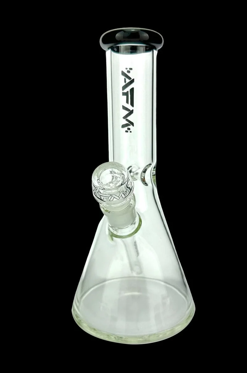 AFM Glass Classic Colored Lip Beaker Bong