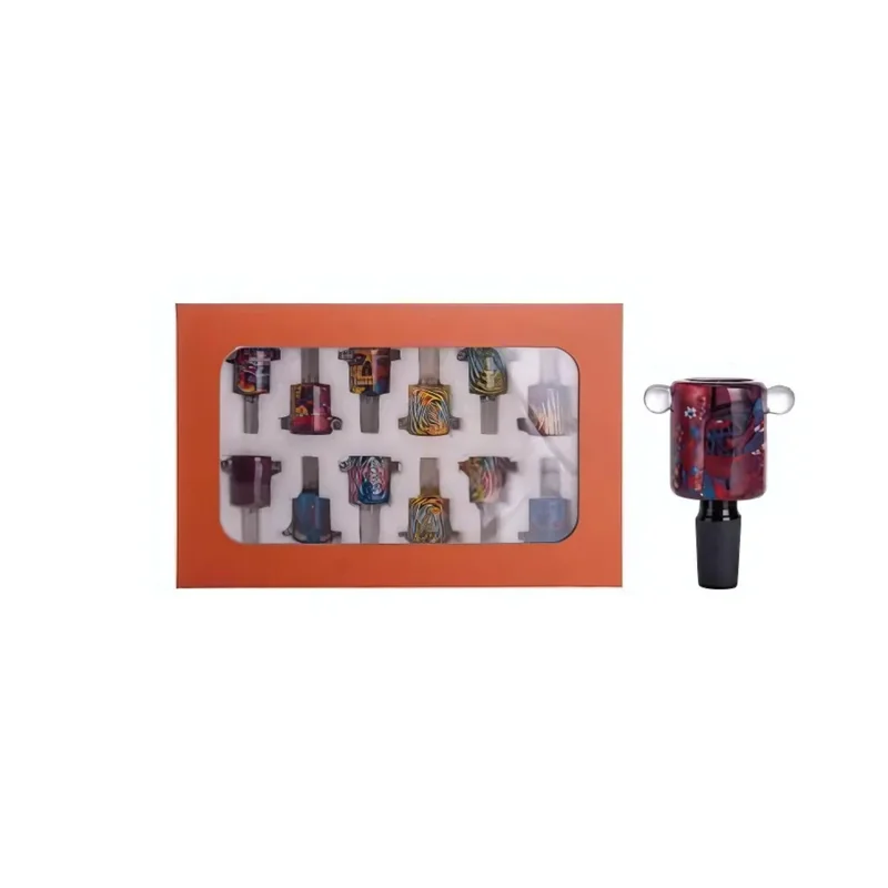 APEX GLASS PREMIUM BOWL ASSORTED COLORS DISPLAY OF 12 (BD2034)