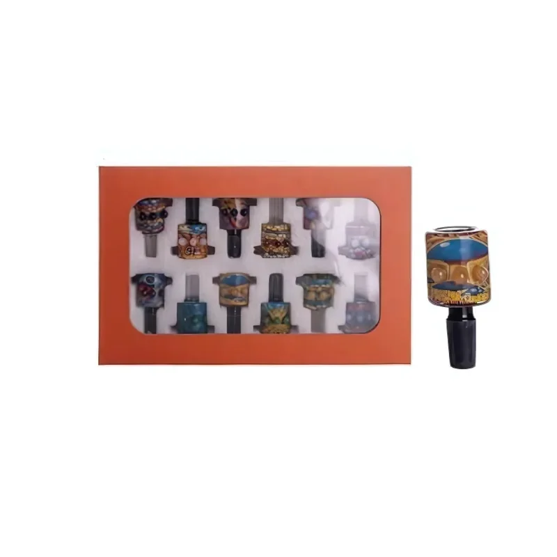 APEX GLASS PREMIUM BOWL ASSORTED COLORS DISPLAY OF 12 (BD2038)