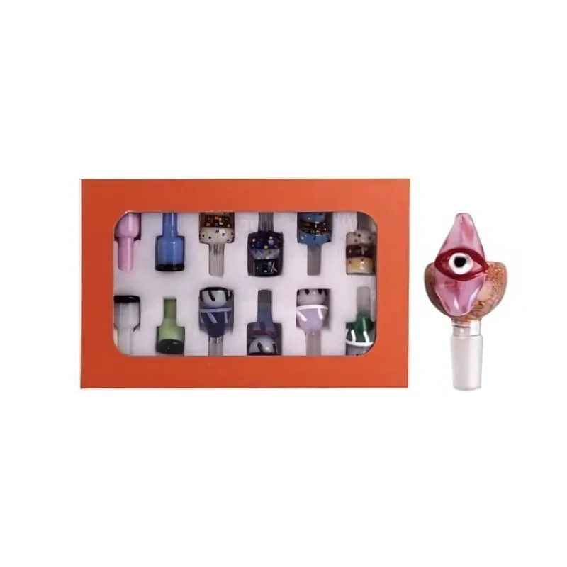 APEX GLASS PREMIUM BOWL ASSORTED COLORS DISPLAY OF 12 (BD2048)