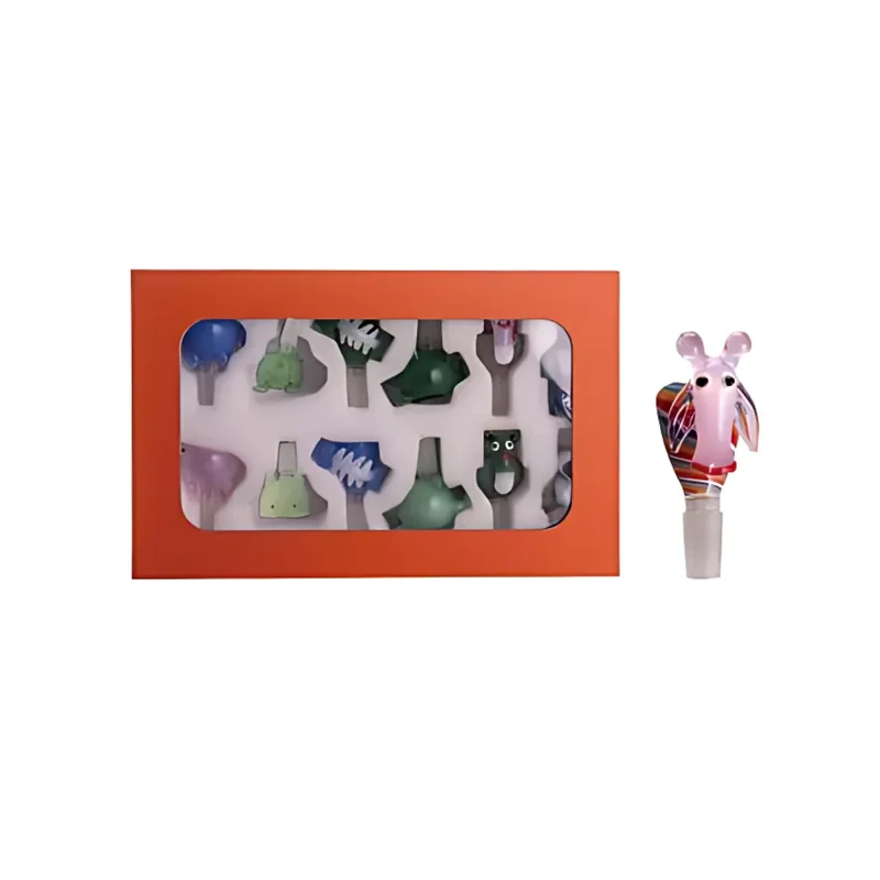 APEX GLASS PREMIUM BOWL ASSORTED COLORS DISPLAY OF 12 (BD2050)