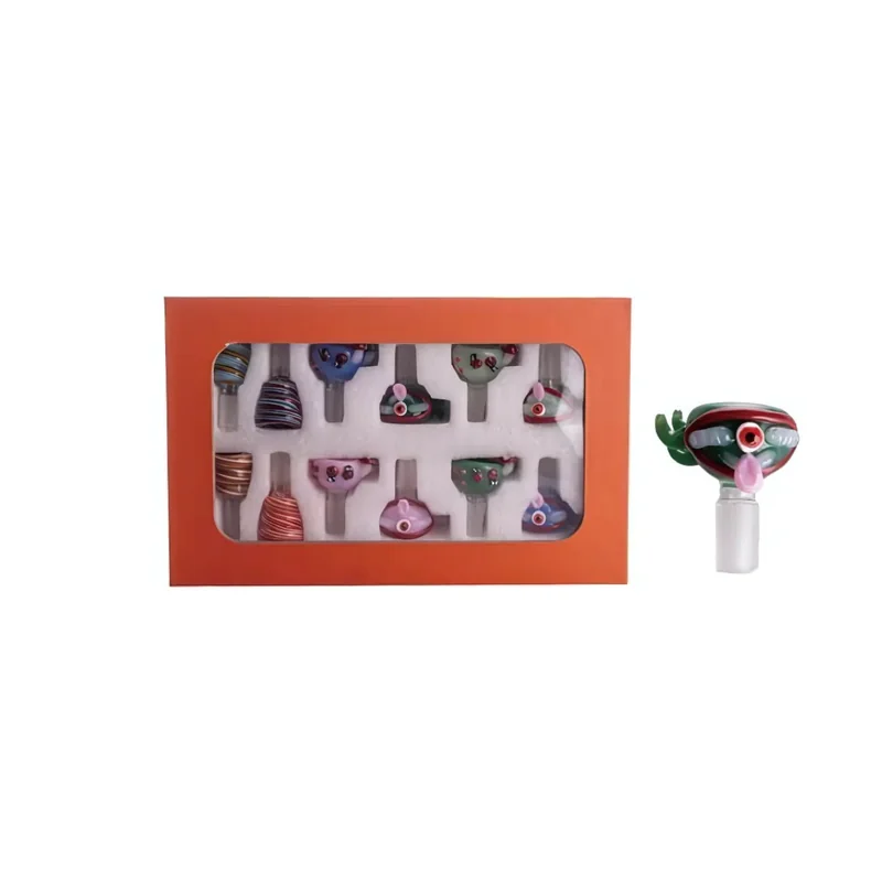 APEX GLASS PREMIUM BOWL ASSORTED COLORS DISPLAY OF 12 (BD2056)