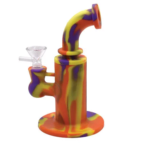 6.5" Silicone Water Pipe - Colors May Vary - (1 Count)