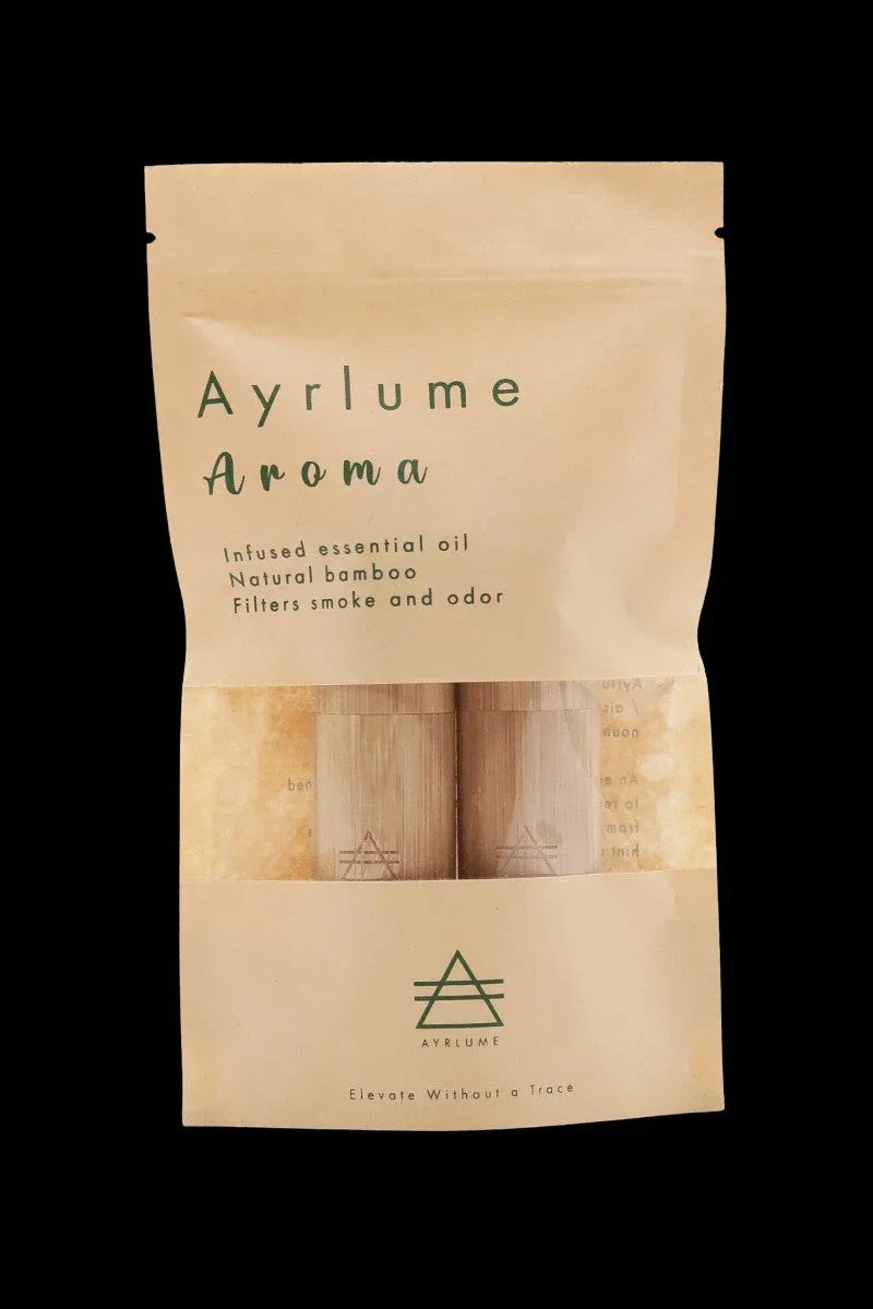 Ayrlume Personal Bamboo Air Filter Lavender Double Pack