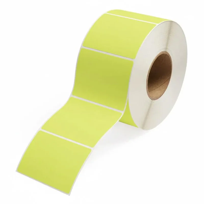 BB Thermal Transfer Labels - 4" x 6" - 3" Core - Various Colors - 1000 Labels Per Roll (4 Rolls)