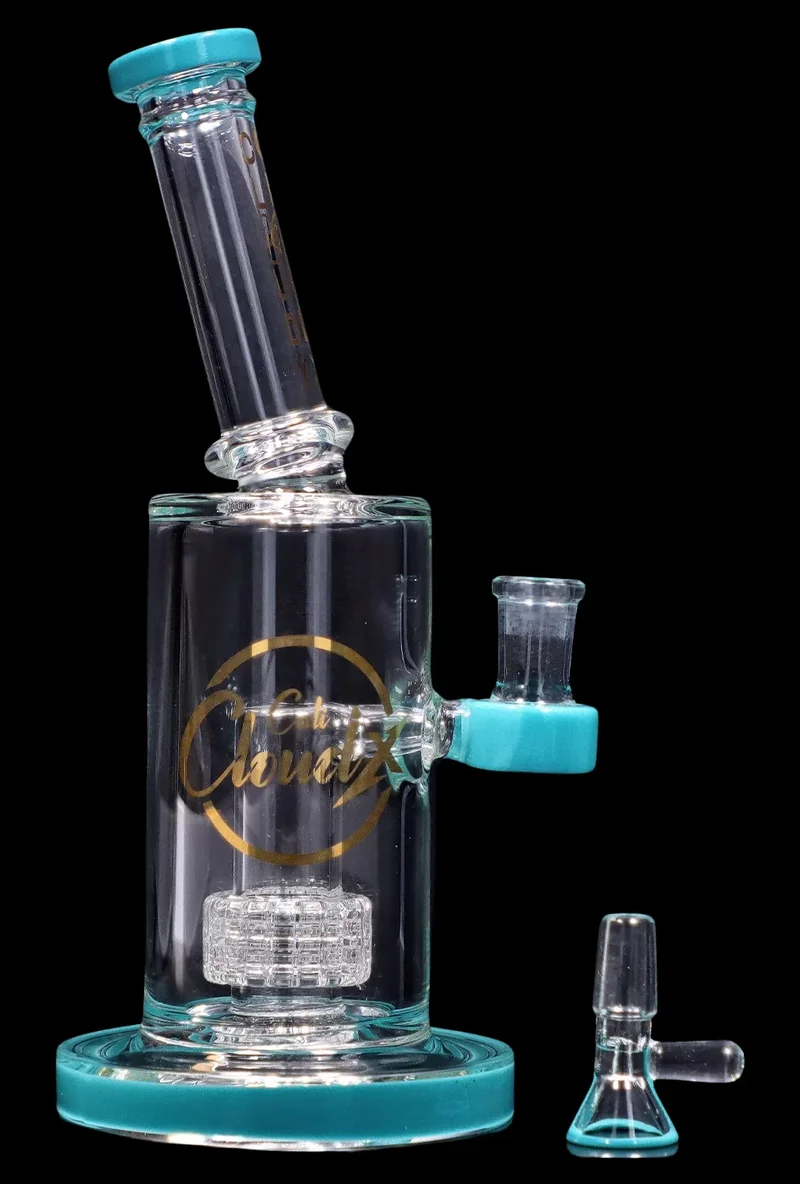 8-inch Showerhead Dual-Use Water Pipe w/ Colored Accents