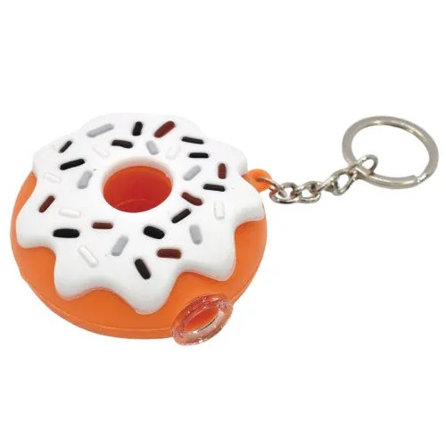2.5" Donut Silicone Hand Pipe - Color May Vary - (1 Count)