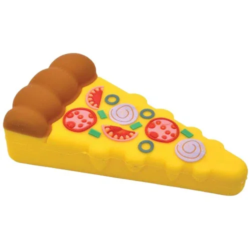 4" Pizza Slice Silicone Hand Pipe - Color May Vary - (1 Count)