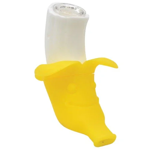 5" Banana Silicone Hand Pipe - Color May Vary - (1 Count)