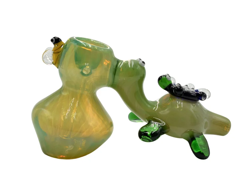 7" Tortoise Inspired Premium Hammer Bubbler - Color May Vary - (1 Count)