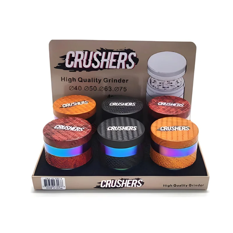 CRUSHERS PREMIUM 4 PARTS 63MM ASSORTED COLORS DISPLAY OF 6 (GR215)