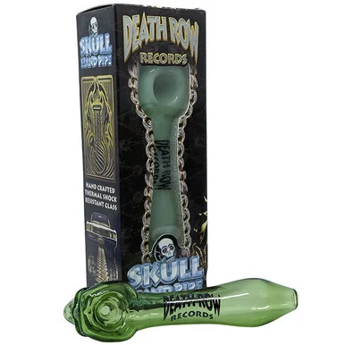 Death Row Records - 4" Color Skull Hand Pipe (MSRP $10.00)