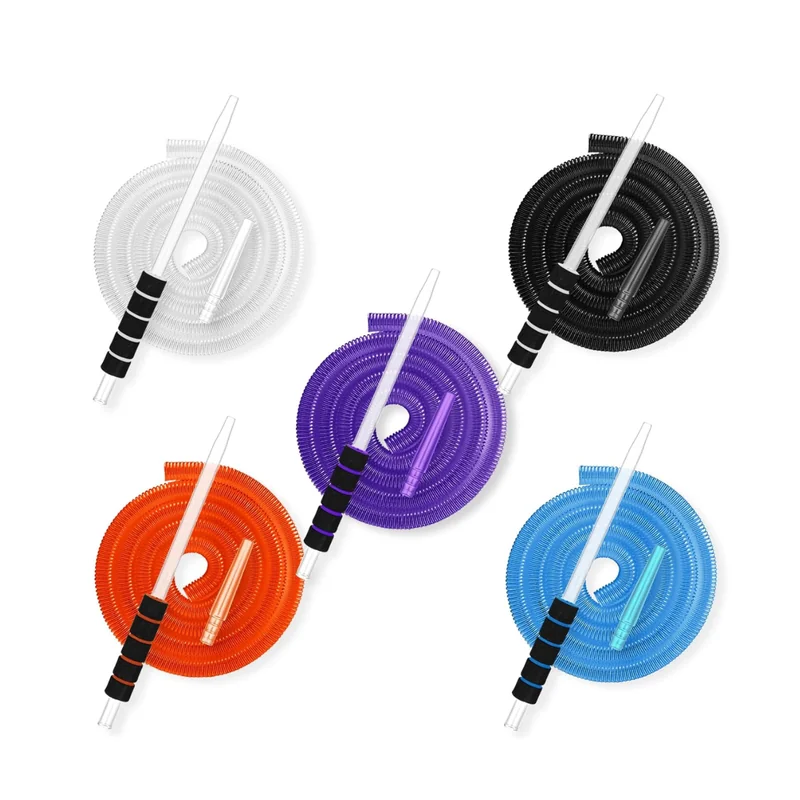 DUD FANCY HOSE WITH GLASS HANDLE ASSORTED COLORS (GZ)