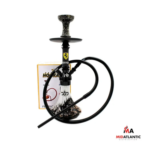 DUD Ferrari Crystal Single Hose 22in Hookah (Assorted Colors) *Sold As Singles*