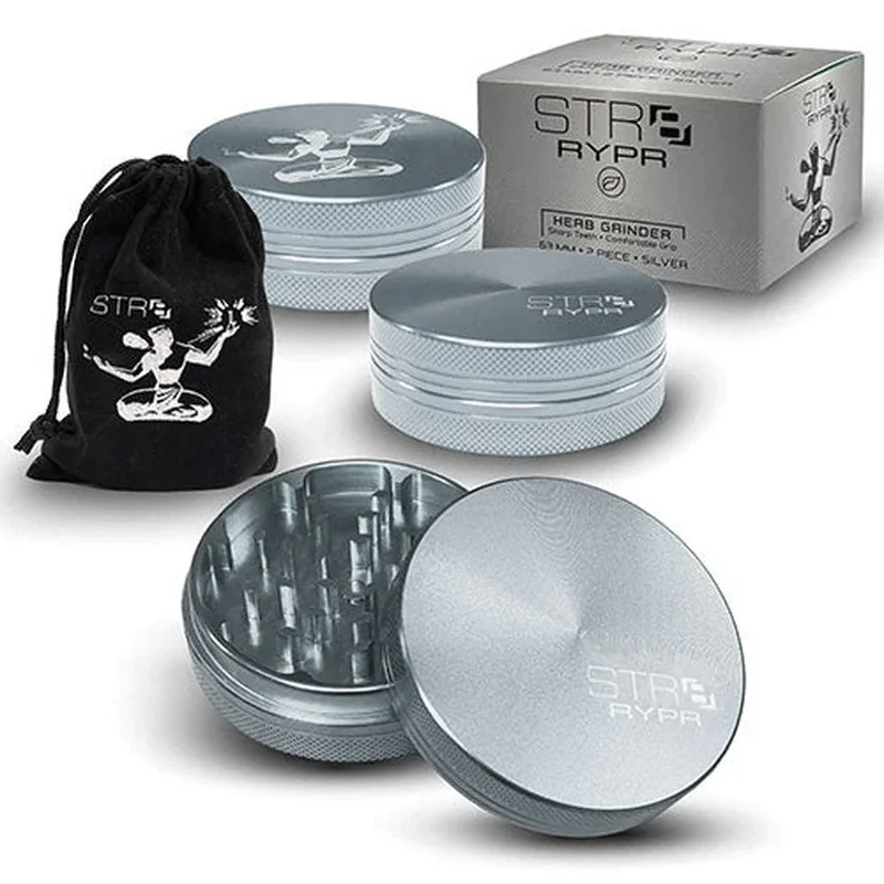 STR8 RYPR Aluminum Grinder - 2 Piece - 63mm - Various Colors (1 Count)