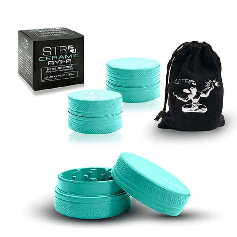 STR8 RYPR Ceramic Grinder - 2 Piece - 40mm - Various Colors - (1 Count)