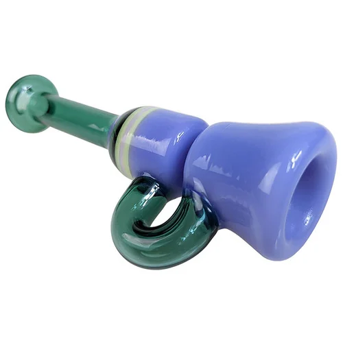 4.7" Dual Color Horn Chillum Hand Pipe (MSRP $50.00)