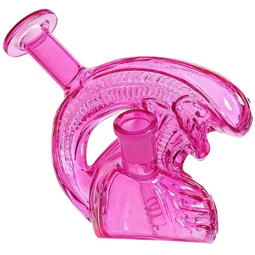 5" Assorted Color Space Creature Water Pipe - with 14M Bowl & 4mm Banger (MSRP $25.00)