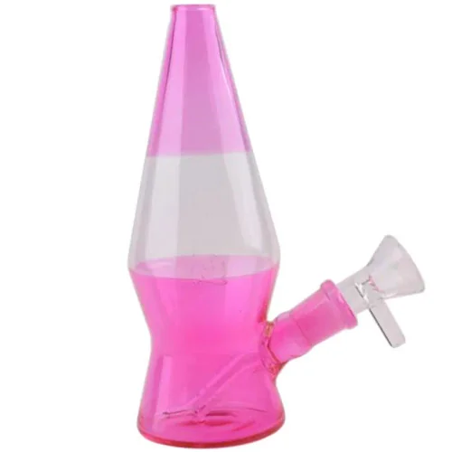6.3" Assorted Color Lava Lamp Water Pipe - with 14M Bowl & 4mm Banger (MSRP $15.00)