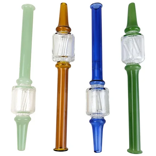 6.5" Color Tube Nectar Straw with Oil Stopper - Single Assorted (MSRP $40.00)