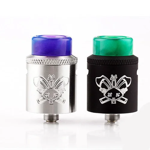 Hellvape Dead Rabbit SQ 22mm RDA w/ Assorted Color Drip Tips