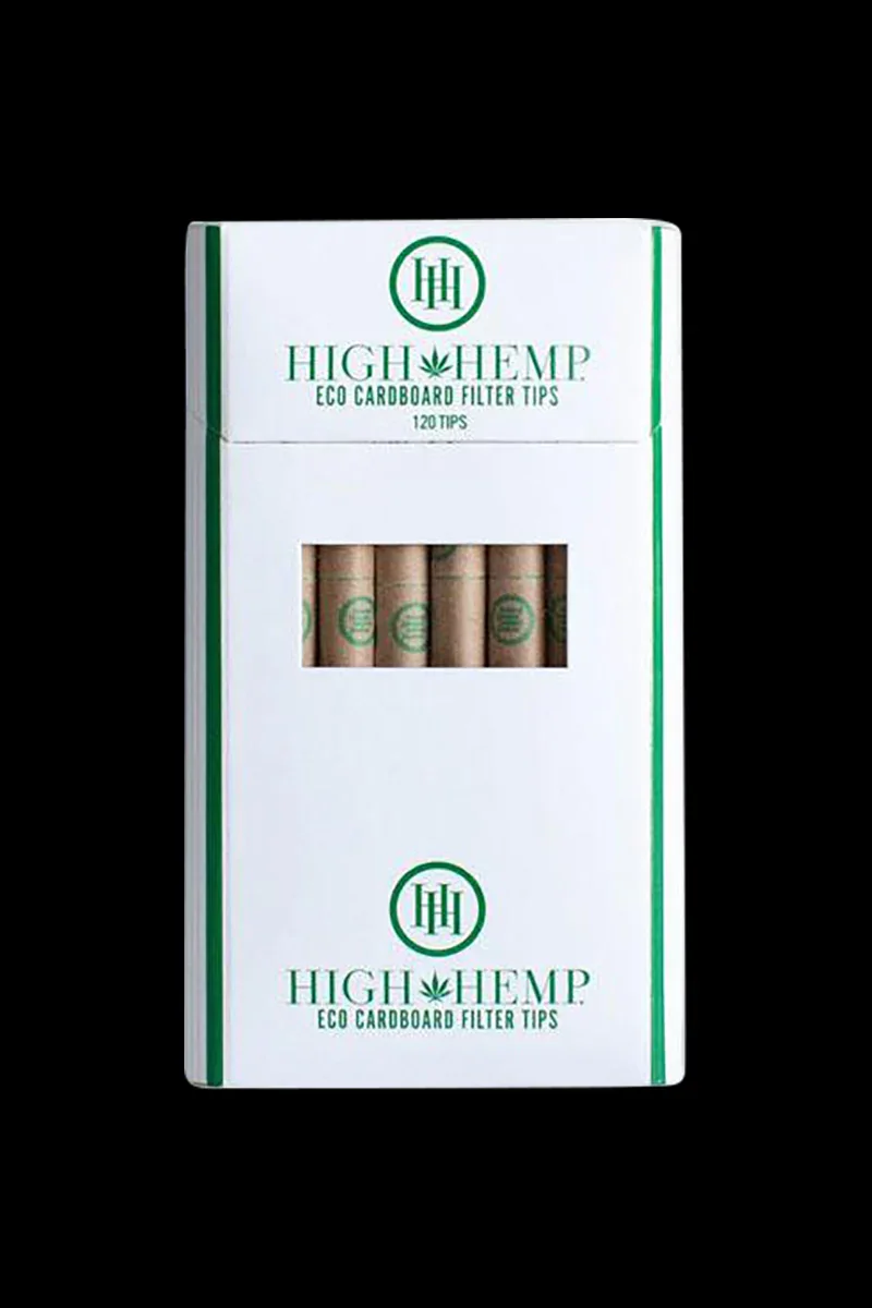 High Hemp Eco Cardboard Filter Tips - 12 Pack Bulk