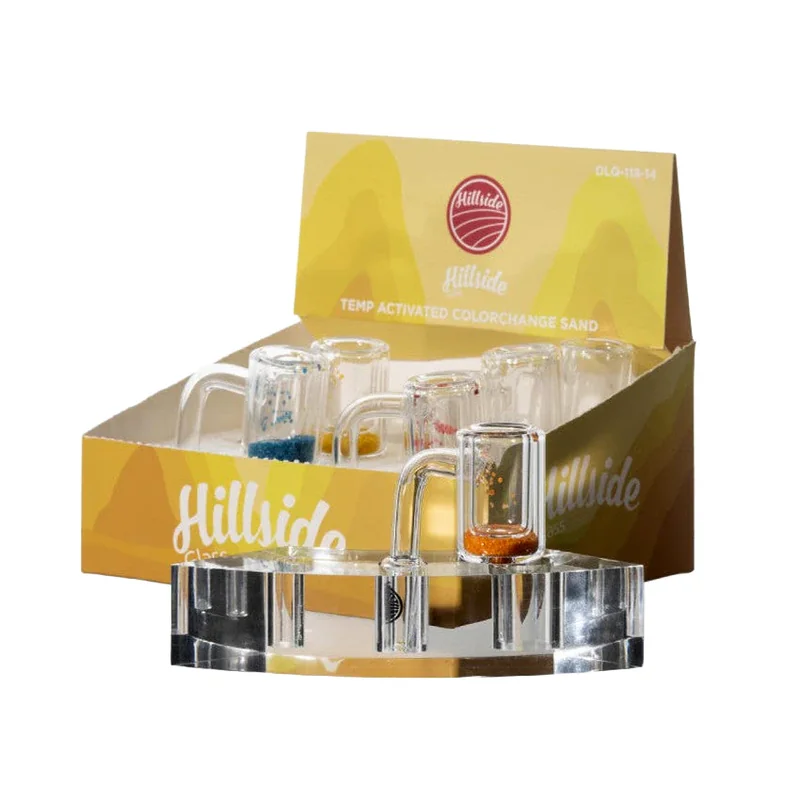 Hillside 14mm Male Sand Quartz Banger - Color May Vary - (6 Count Display)