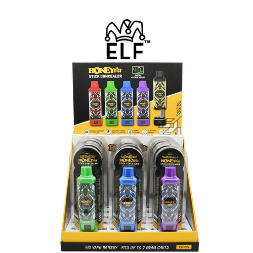 Stick Concealer - 510 Concealer Battery 400mAh - Asstd Colors (Display of 15) by HoneyStick *Drop Ship* (MSRP $29.99 Each)