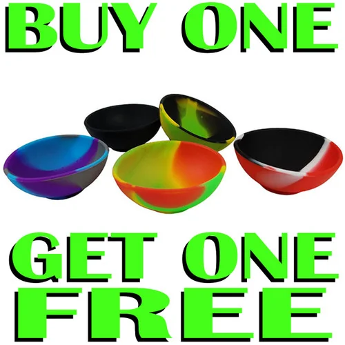2" Assorted Color Silicone Bowl - 5 Pack (MSRP $5.00ea)