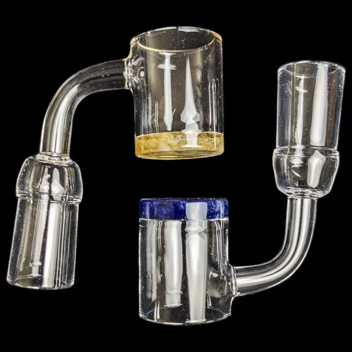 25mm Flat Top Colored Bottom Quartz Banger (MSRP $35.00)