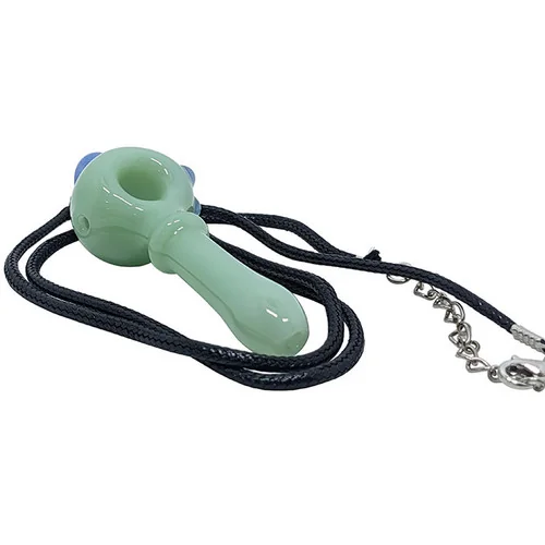 3" Assorted Milk Color Spoon Necklace Hand Pipe (MSRP $25.00)