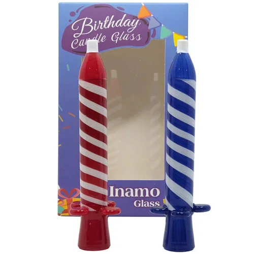 4.3" US Color Birthday Candle Chillum - Box Set of 2 (MSRP $30.00)
