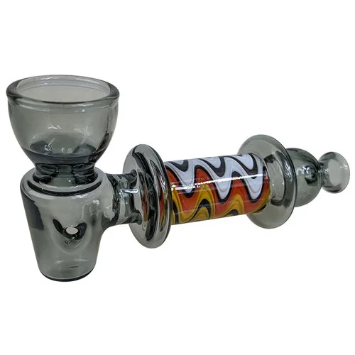 4.7" ZigZag Color Body Sherlock Hand Pipe (MSRP $35.00)