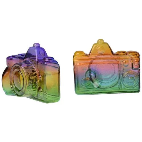 4" Assorted Color Camera Hand Pipe Necklace (MSRP $20.00)