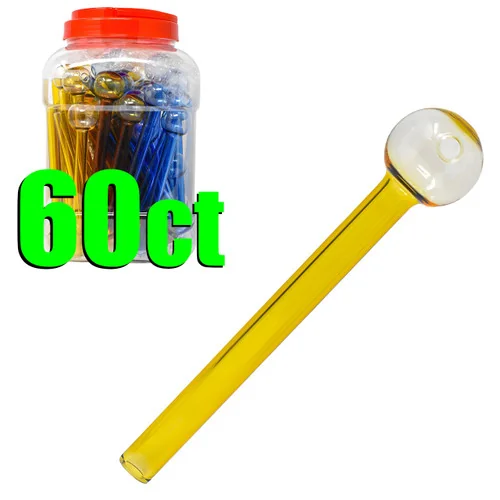 6" Assorted Color Oil Burner - 60ct Jar (MSRP $2.00ea)