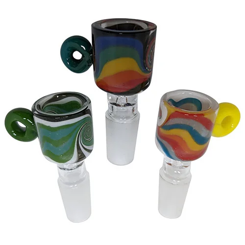 US Color Swirl Donut Handle Bowl 14M (MSRP $20.00)