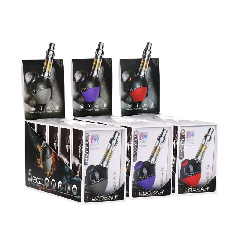 Lookah Egg 510 Voltage Vape Battery - Various Colors - (1 Count)
