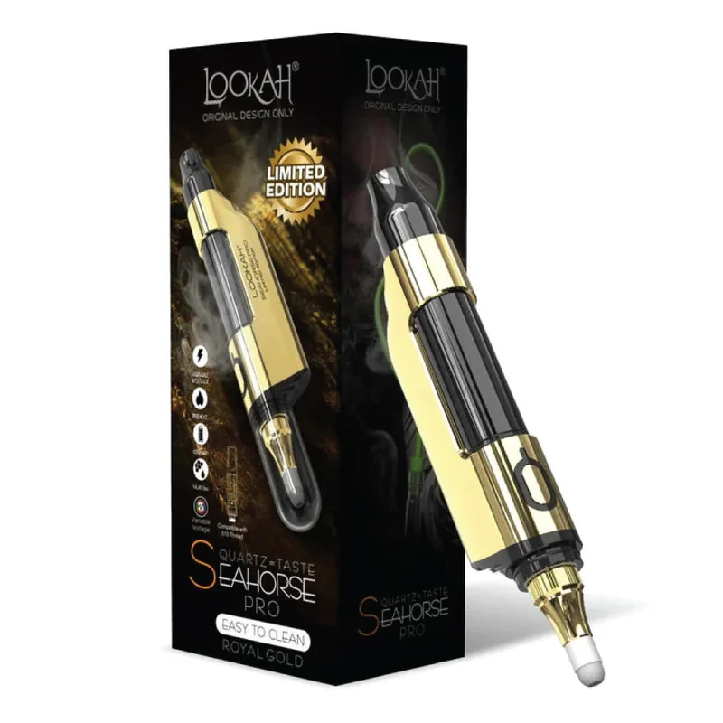 Lookah Seahorse PRO Wax Pen & Dab Pen Concentrate Vaporizer - Various Colors - (1 Count)