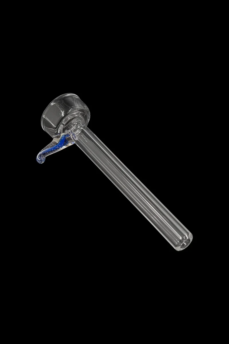LA Pipes 9mm Clear Slide Bowl with Color Handle for Pull-Stem Bongs