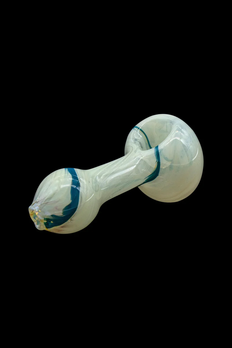 LA Pipes Bone White Color Spoon Pipe