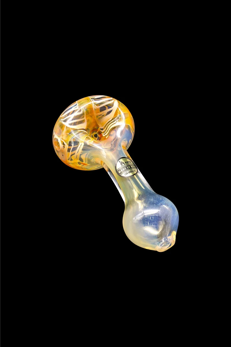 LA Pipes Color Cake Swirl Glass Pipe