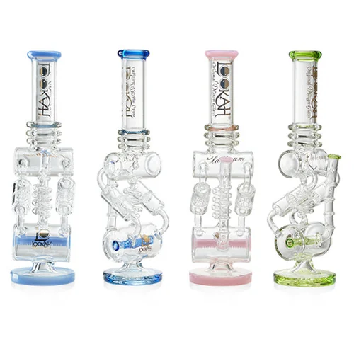 Lookah - 17" Assorted Color Multi Perc Barrel Water Pipe - with 14M Bowl (MSRP $160.00)