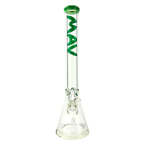 18" x 9mm Beaker Water Pipe by MAV Glass Mixed Colors (Pack of 6) *Drop Ship* (MSRP $138.99 Each)