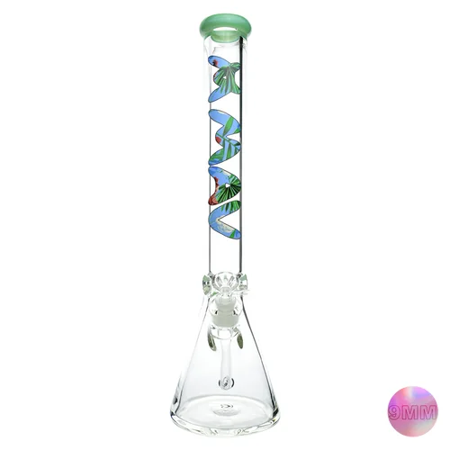 18" x 9mm Color Lip Special Slab Beaker by MAV Glass Mixed Colors (Pack of 6) *Drop Ship* (MSRP $220.00 Each)