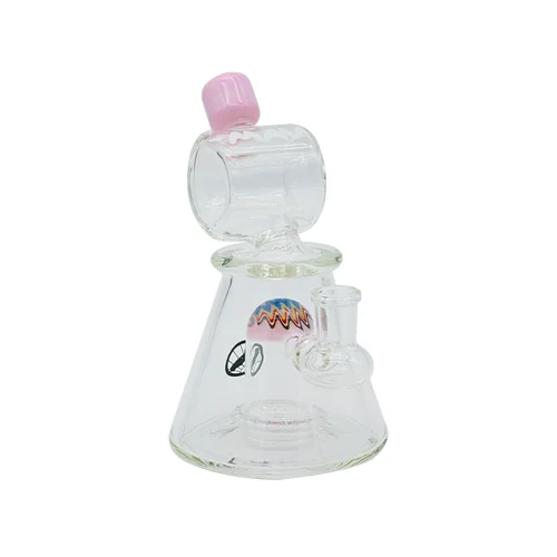 7" Wig Wag UFO Barrel Top Water Pipe by MAV Glass Mixed Colors (Pack of 4) *Drop Ship* (MSRP $154.99 Each)