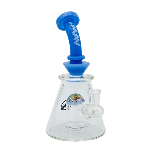 7" Wig Wag UFO Pyramid Water Pipe by MAV Glass Mixed Colors (Pack of 4) *Drop Ship* (MSRP $119.99 Each)