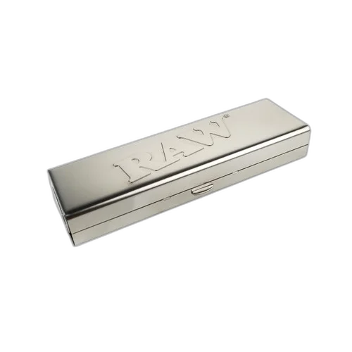 RAW® - Stainless Steel Case For King Size Pre-Rolled Tips (MSRP $13.00)