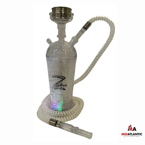 Mini Cooper Medium 12in Single Hose LED Cup Hookah (Assorted Colors)