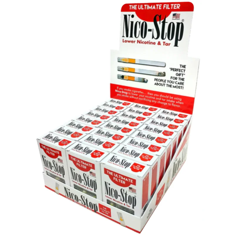 Nico Stop Filters - 30 Filters Per Box - (24 Box Display)